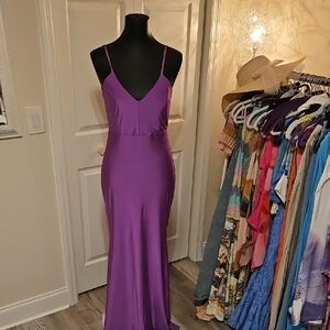 Elegant Purple Maxi Dress